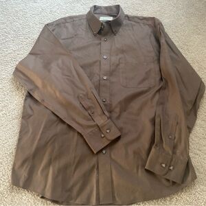 Cabela's Outfitter Series Men's  Large Regular Long Sleeve Brown Shirt